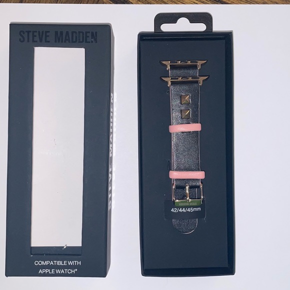 STEVE MAIDEN Accessories - NWT STEVE MAIDEN WATCHBAND PINK/BLACK
